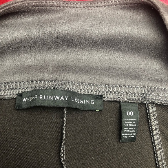 White House Black Market (WHBM) Faux Suede Runway Legging Grey - Picture 3 of 4